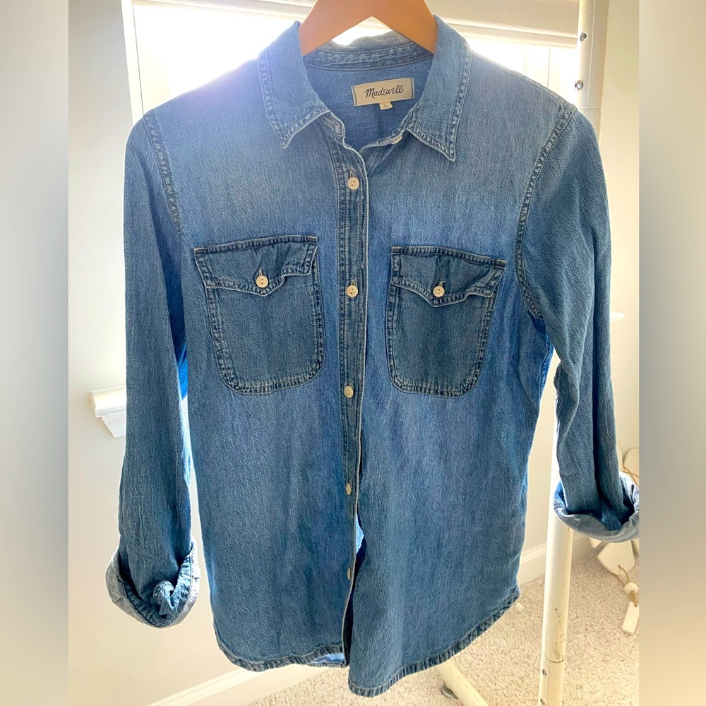 Denim top